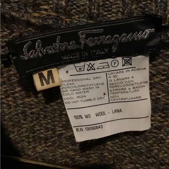 Mens salvatore ferragamo sweater - Picture 2 of 3
